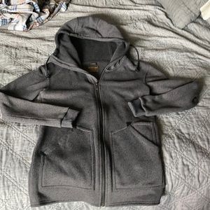 Burton long sweatshirt coat.